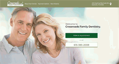 Desktop Screenshot of crossroadsdentistrytn.com